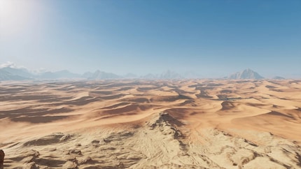 Il deserto egiziano di Desheret in «Assassin's Creed: Origins»: vasto ma noioso.