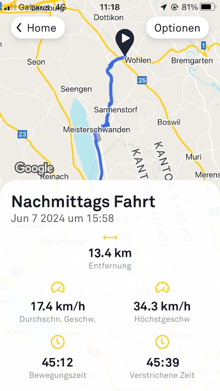 Un po' di strada sterrata, un tratto nel bosco e solo un po' di strada trafficata per arrivare a destinazione.