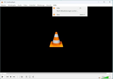 In Windows, troverai il pulsante Aggiorna nel menu Aiuto.