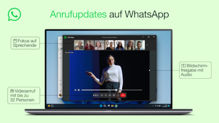 WhatsApp sembra diventare uno strumento per le conferenze.