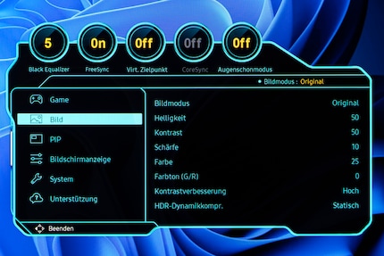 Il menu non ha un aspetto particolarmente moderno, ma non mi interessa.