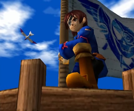You play pirate Vyse.