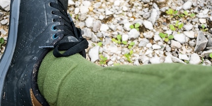 Anche il malleolo è protetto dai «SingleTrack» di Endura.