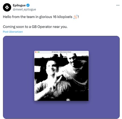 Ecco come appare il feed live della Game Boy Camera.