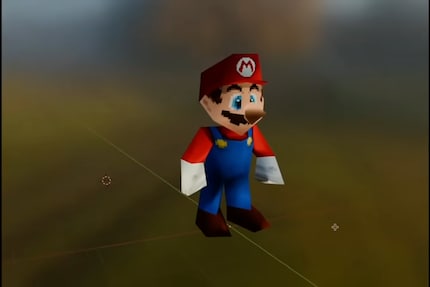 Ecco come si presenta il Mario di Joshua.