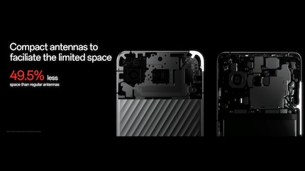 OnePlus ha dovuto riprogettare le antenne in modo che si inserissero nell'alloggiamento.