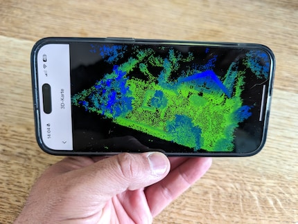 Ecco come il robot tosaerba vede il mondo grazie agli occhi LIDAR.