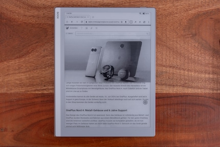 The browser has trouble displaying the titles of our magazine articles.