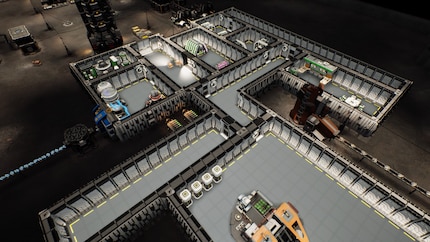 The rooms for my colonists are taking shape.
