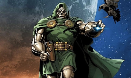 Questo è l'aspetto di Victor von Doom, alias Dottor Destino, nei fumetti.