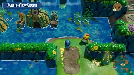 Zelda in a Zora village.
