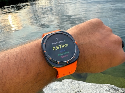 Una passeggiata al lago viene tracciata automaticamente.