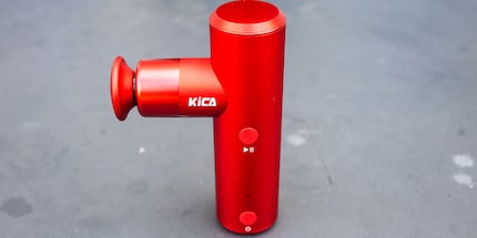 The compact Mini 2 massage gun by Kica…