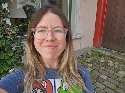 Un mio selfie con la fotocamera frontale. 