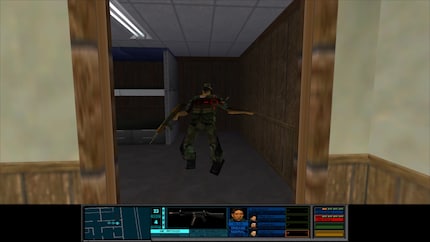 Unlike Quake and the like, Rainbow Six plays much slower.