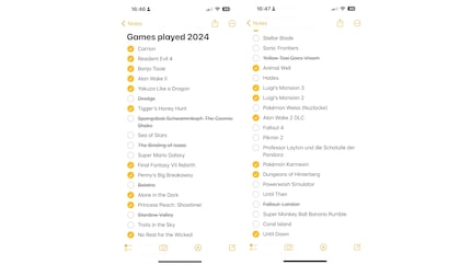 Ho giocato a questi giochi nel 2024 e ne ho anche completati alcuni.