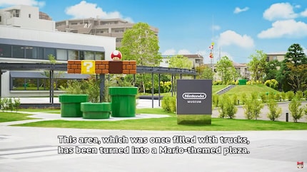 Al posto del grande parcheggio, ora c'è una Mario Plaza.