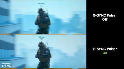 Pulsar consente l'uso simultaneo di ULMB e frame rate variabile.