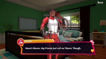 The vacuum cleaner’s surprisingly muscular.