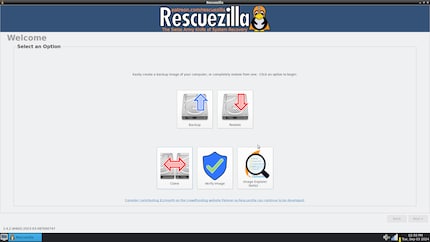 What do you want to do? Create a backup, restore one or clone a drive?