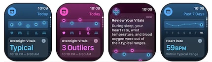 Vitals gives you a handful of information when you wake up about how you might be feeling that day.