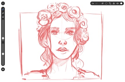 Le linee spesse del disegno sono involontarie, a volte fastidiose.