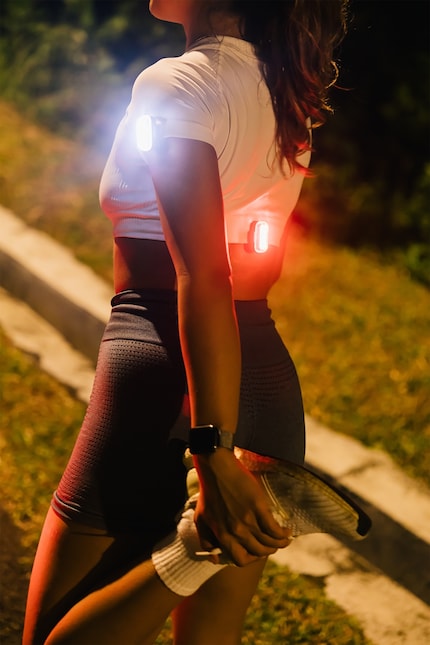 Migliore visibilità per chi fa jogging.