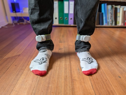 Pico offre sensori di movimento opzionali per le gambe.