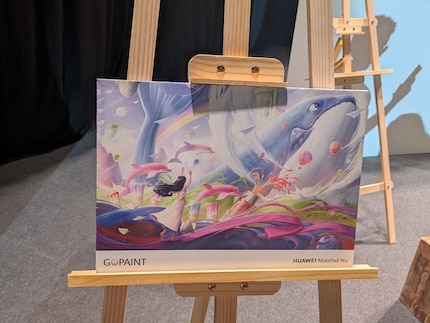L'app artistica GoPaint è tornata anche sul tablet di Huawei e questa volta è anche gratuita. L'illustrazione è stata creata con questa app.