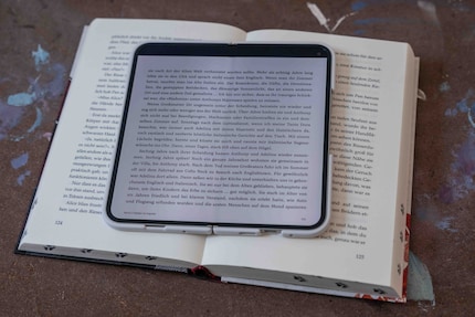 Reading books works wonderfully on the 8-inch display.
