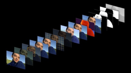 Secondo il grafico del Keynote, ci sono 15 diverse fasi nella «Imaging Pipeline» di Apple.