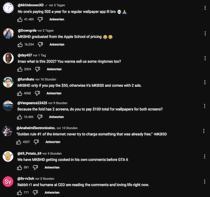 La Community di YouTube non è affatto entusiasta.