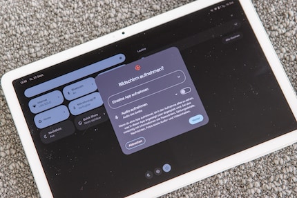 When starting a screen recording, Android 15 asks whether an app or the entire screen should be recorded.
