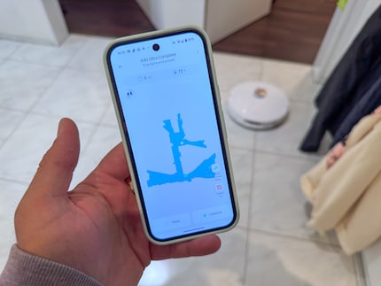Puoi seguire la scansione dell'appartamento direttamente nell'app.