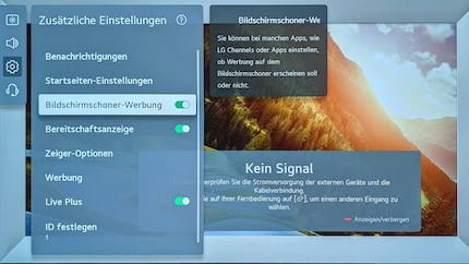 Sul mio LG OLED CX, le pubblicità dello screensaver erano attivate di default senza che io lo sapessi.