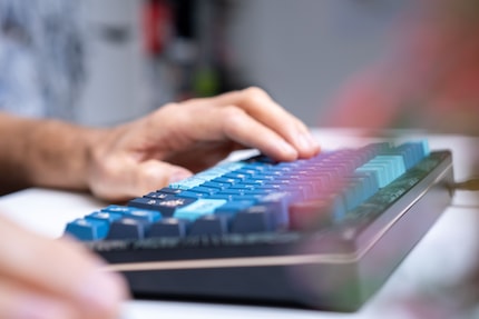 La tastiera è anche bella da usare per il gaming.