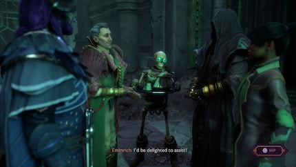 Manfred, lo scheletro, è l’equivalente del simpatico robot di «Star Wars».