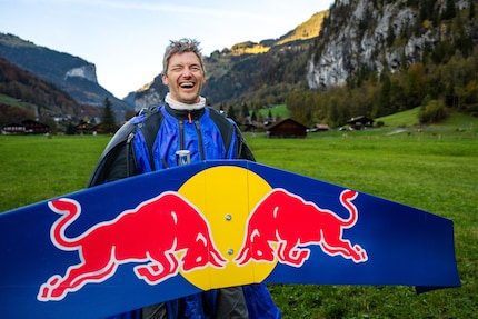 Tre anni di lavoro di sviluppo hanno reso possibile questo volo spettacolare per Peter Salzmann.