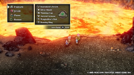 In addition to automatic healing, I can also automatically equip my characters.