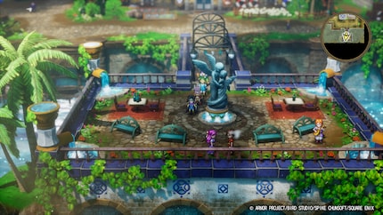 The depth of field in Dragon Quest III HD-2D Remake is significantly lower than in other HD-2D games.