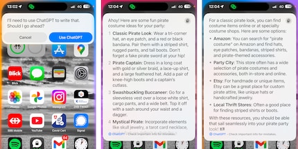ChatGPT è stato abilmente integrato in Siri.