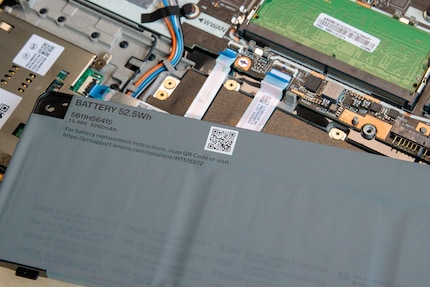 L'unico codice QR funzionante è quello riportato sulla batteria.