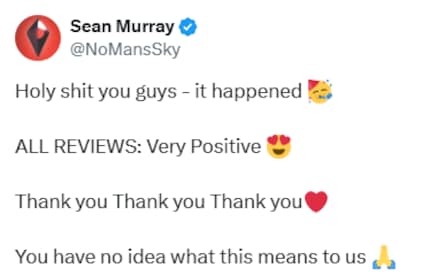 Murray festeggia su X con cuori, ringraziamenti ed emoji di festa.