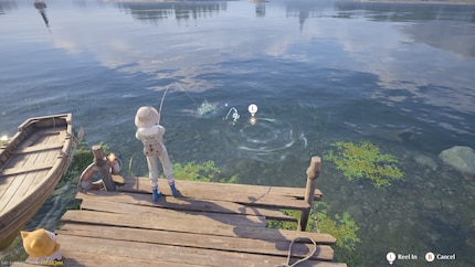La pesca è un minigioco a sé stante.