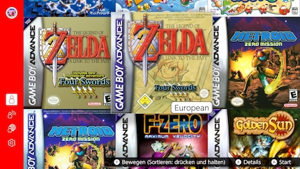 Nintendo’s online subscription is particularly worthwhile for retro fans. Pictured: the GBA game library.