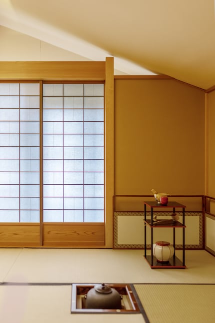 Silence reigns in the tea room (Isshin-an) - the outside world no longer seems to exist.