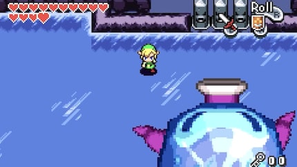 Anche in «The Legend of Zelda: Minish Cap» ci sono ambienti ghiacciati per un breve periodo. Ad esempio, mentre Link si riduce alle dimensioni di un piccolo gnomo, deve combattere contro un Octorok un tempo congelato.