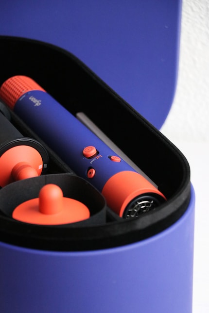 The storage box will never look this tidy again after unpacking.
