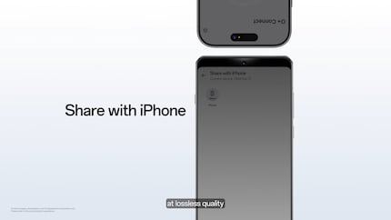 Condividi le tue foto anche con gli utenti iPhone.
