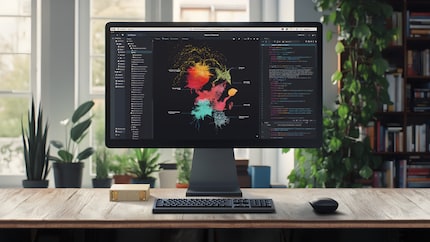 Project Digits è il piccolo riquadro a sinistra/sotto il monitor.